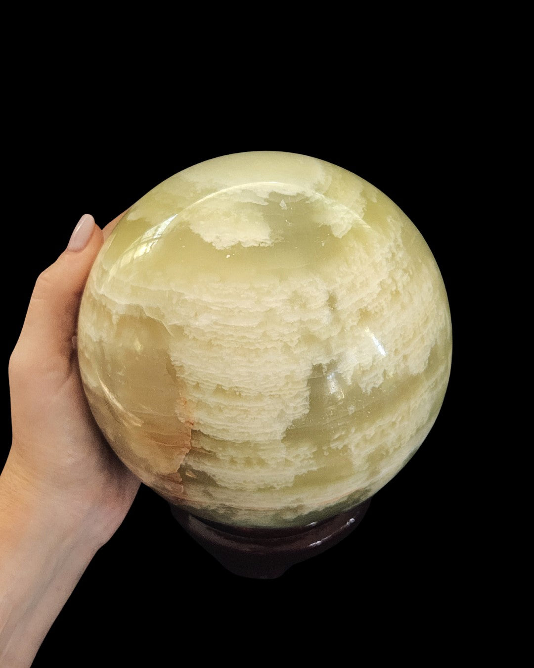 Sphere - Green Onyx