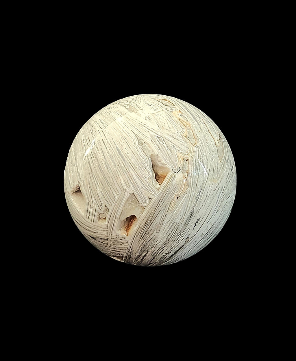 Sphere - Mexican White Lace Agate