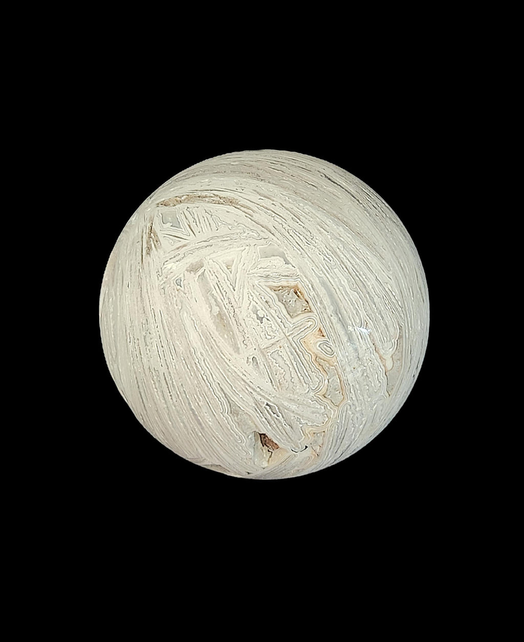 Sphere - Mexican White Lace Agate