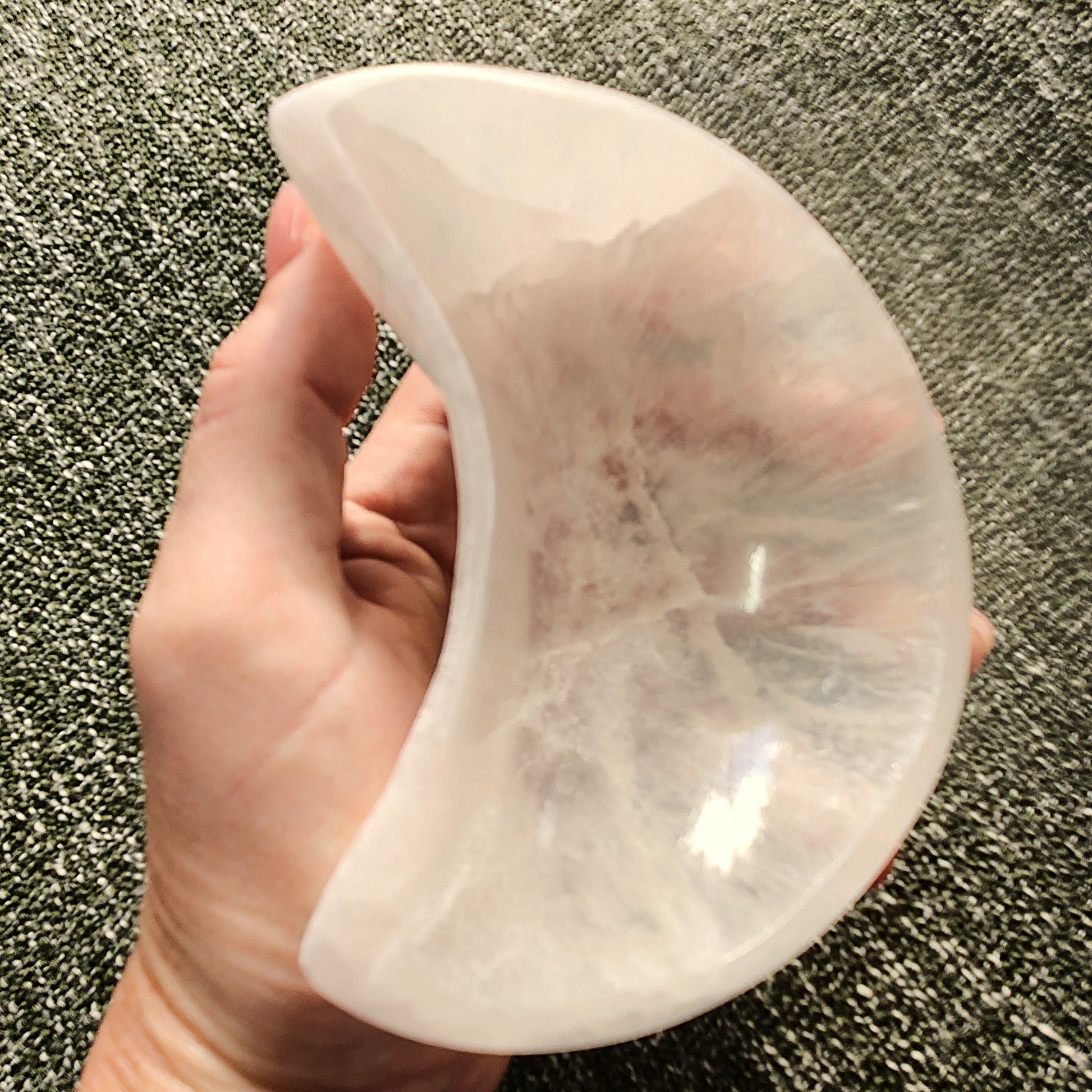 Moon Bowl - Selenite