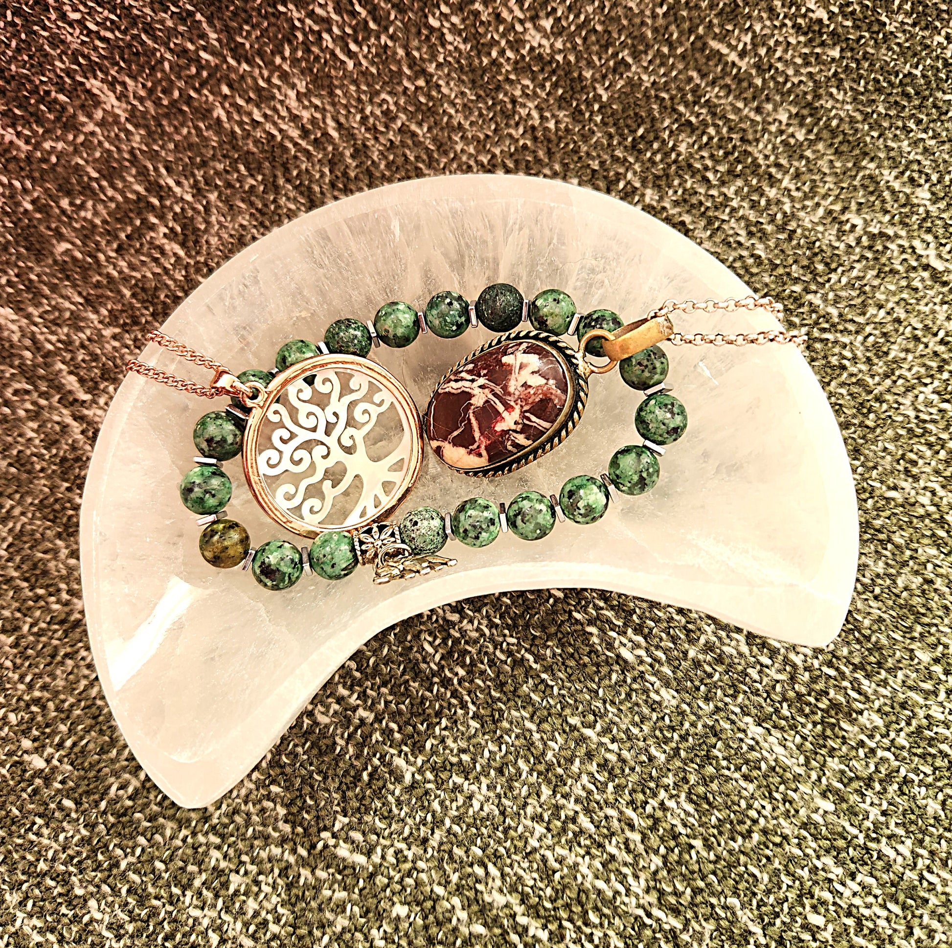 Moon Bowl - Selenite