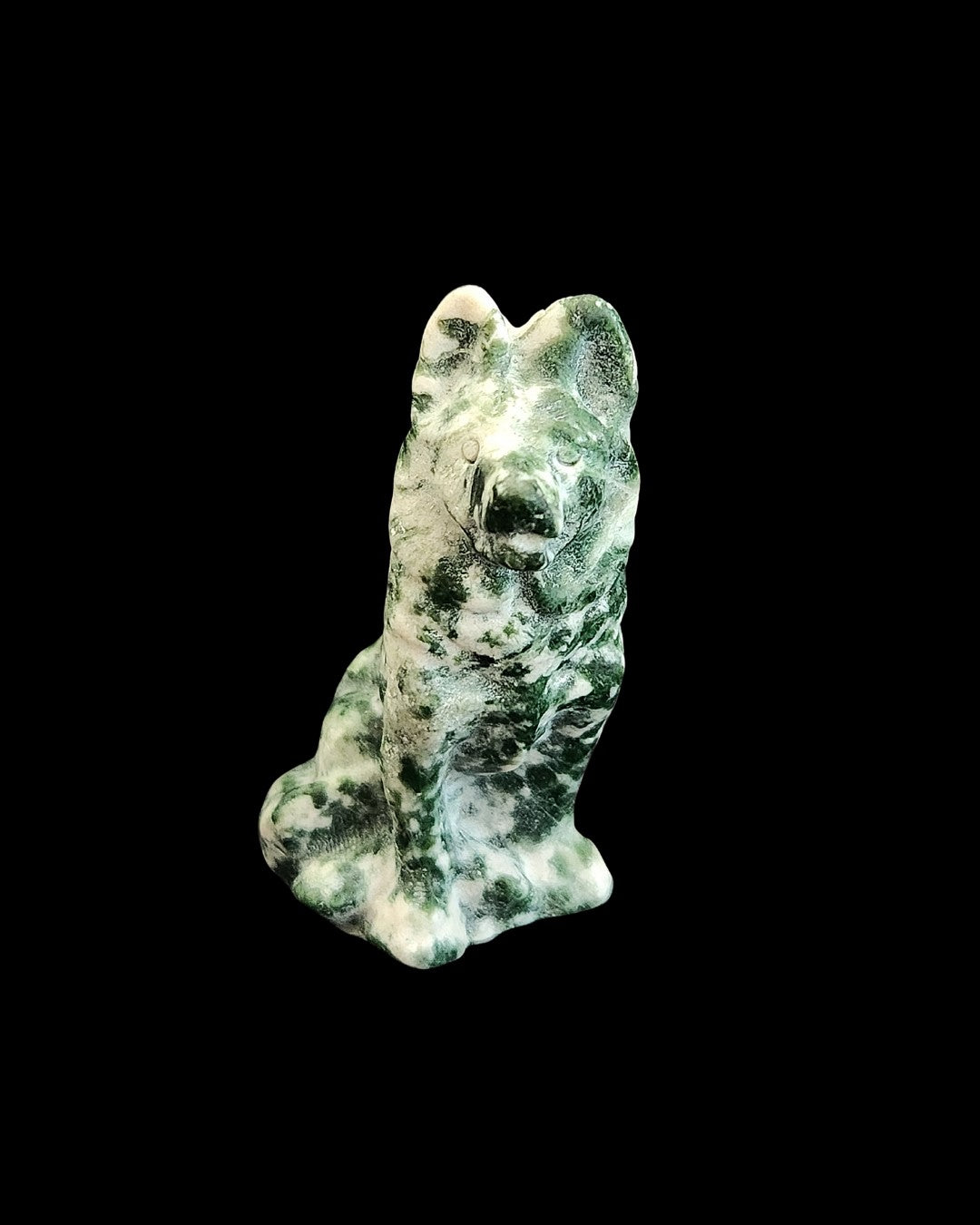 German Shephard - Moss Agate