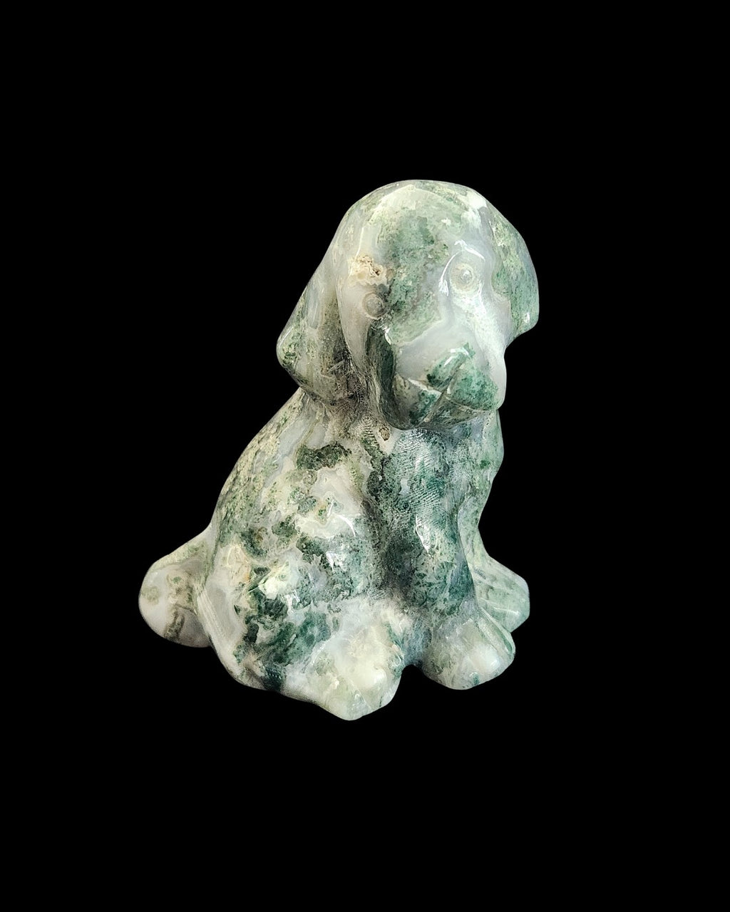 Hound Dog - Moss Agate