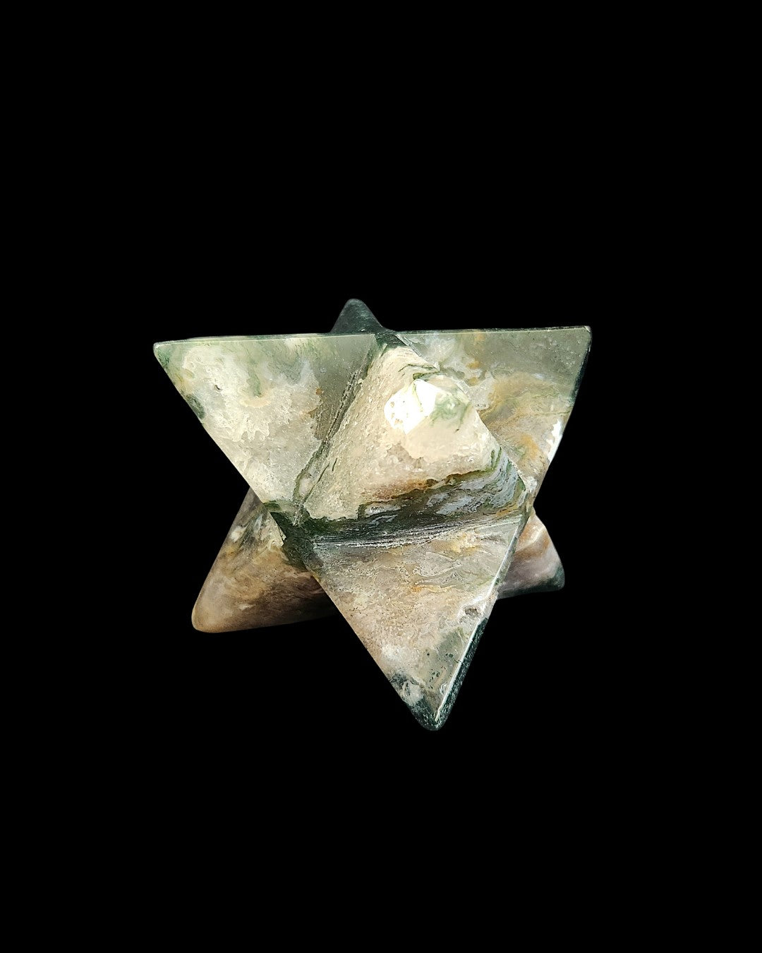 Merkaba - Moss Agate