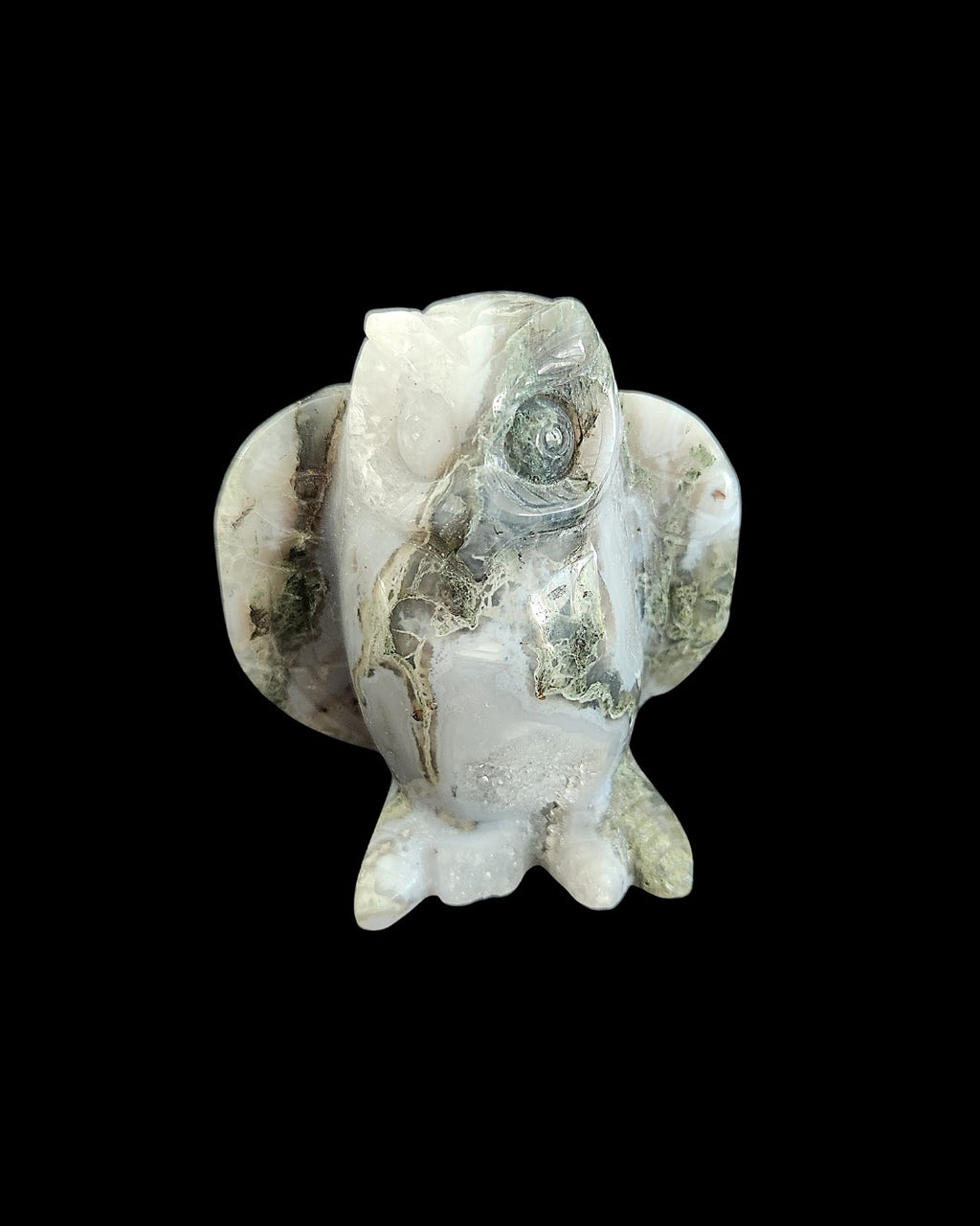 Owl - Moss Agate