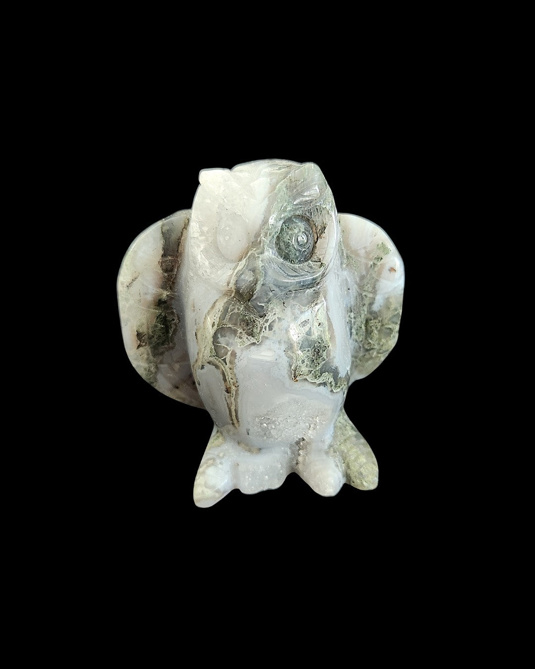 Owl - Moss Agate