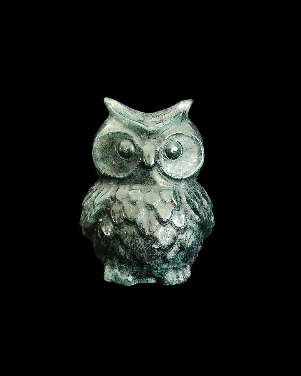 Owl - Moss Agate