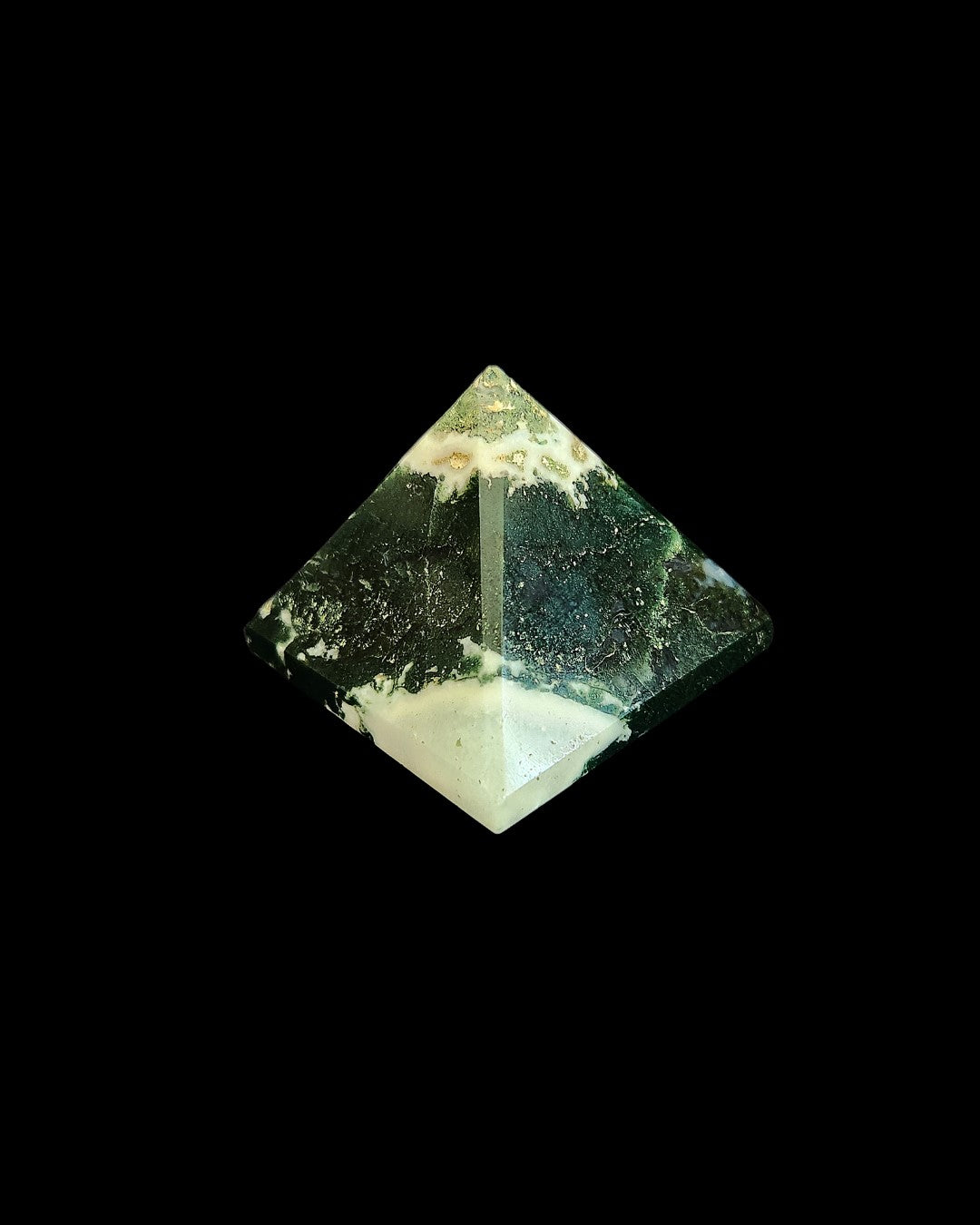 Pyramid - Moss Agate