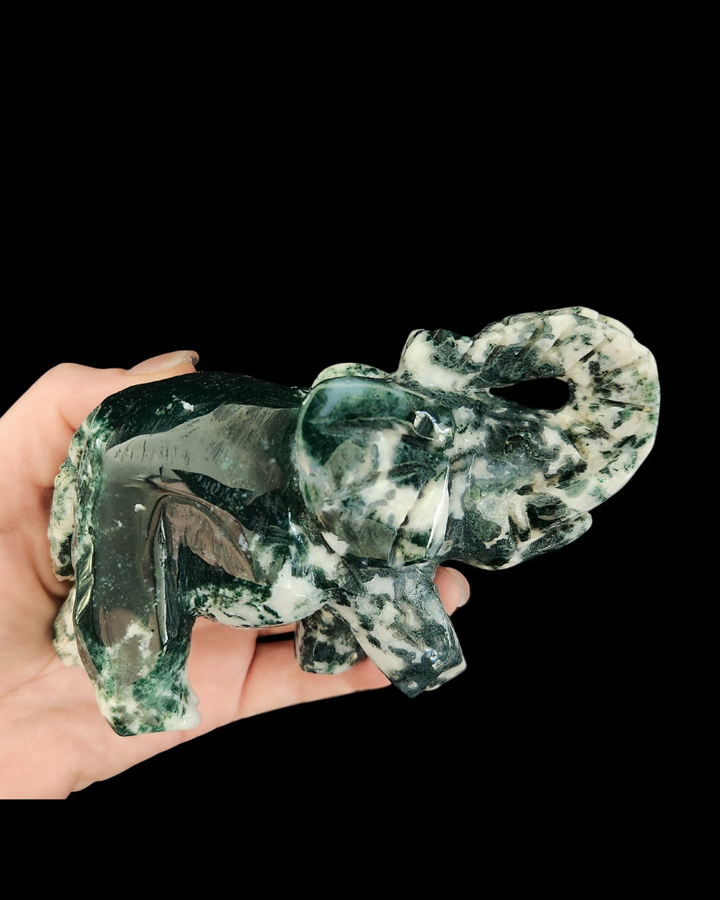 Elephant - Moss Agate