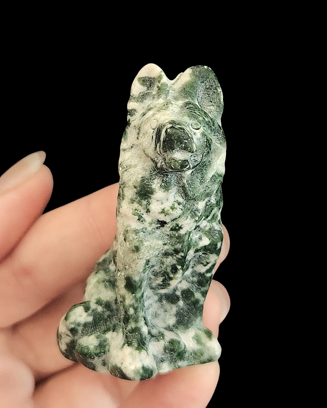 German Shephard - Moss Agate
