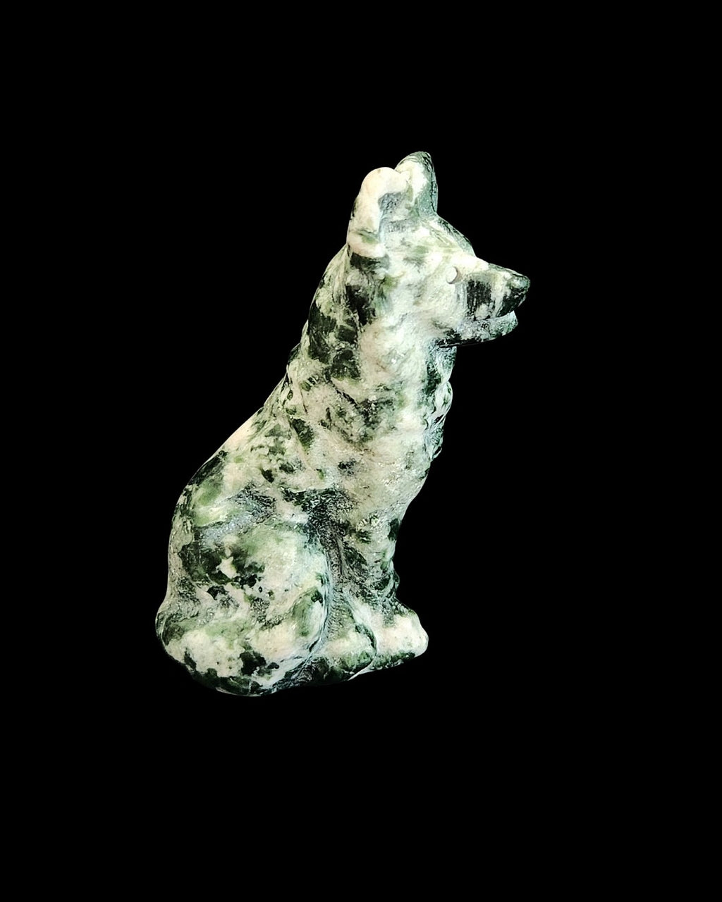 German Shephard - Moss Agate