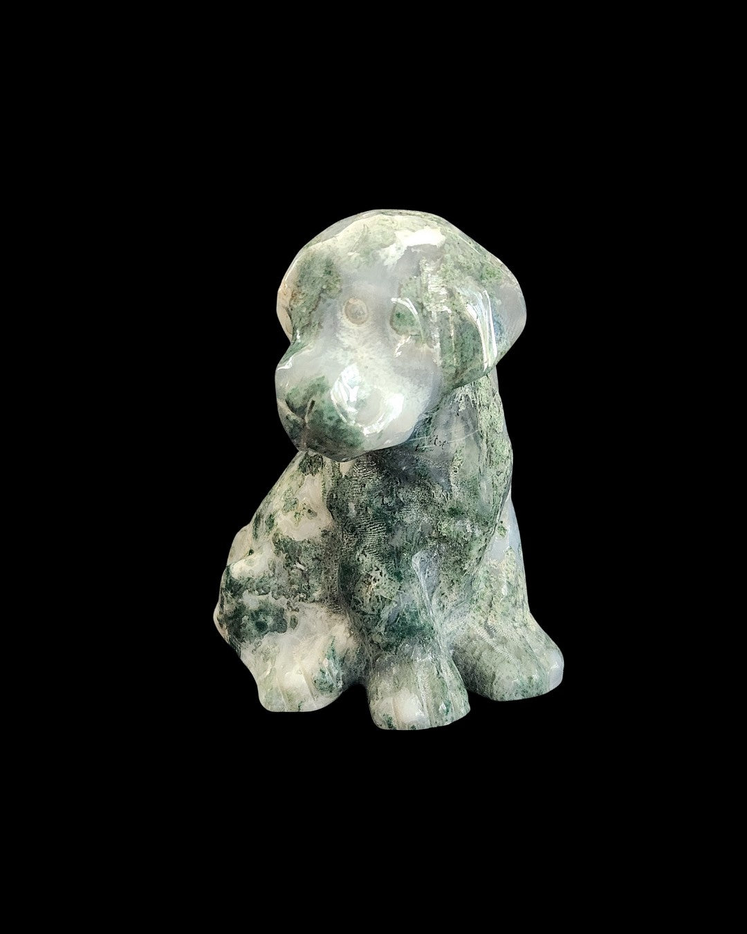 Hound Dog - Moss Agate