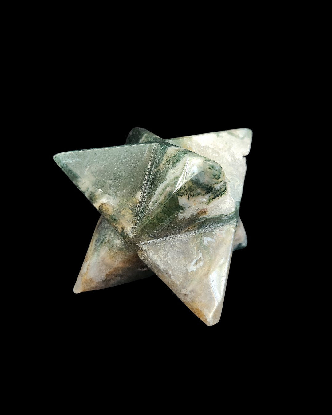 Merkaba - Moss Agate