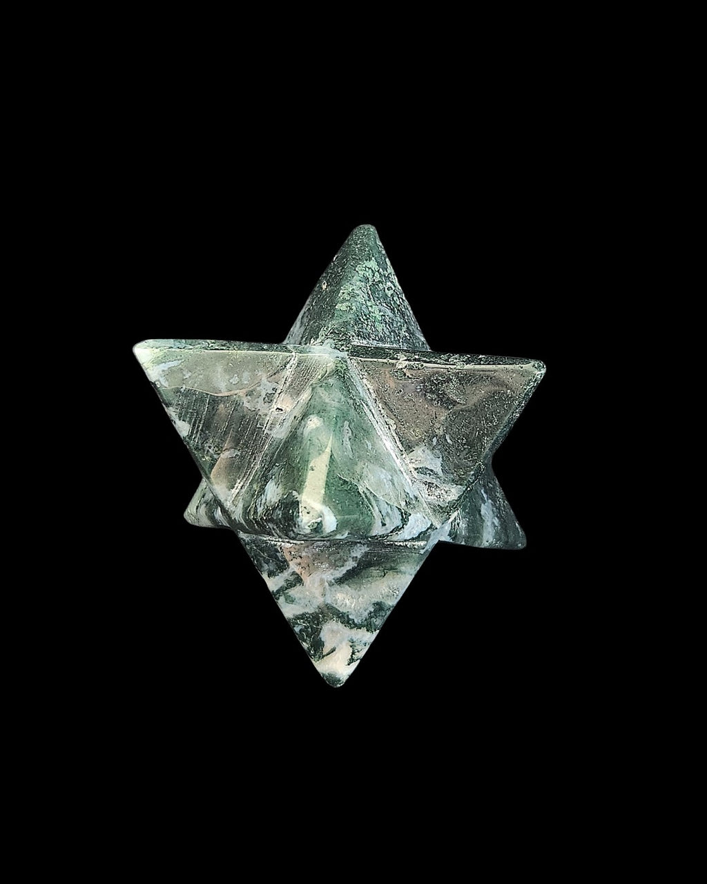 Merkaba - Moss Agate