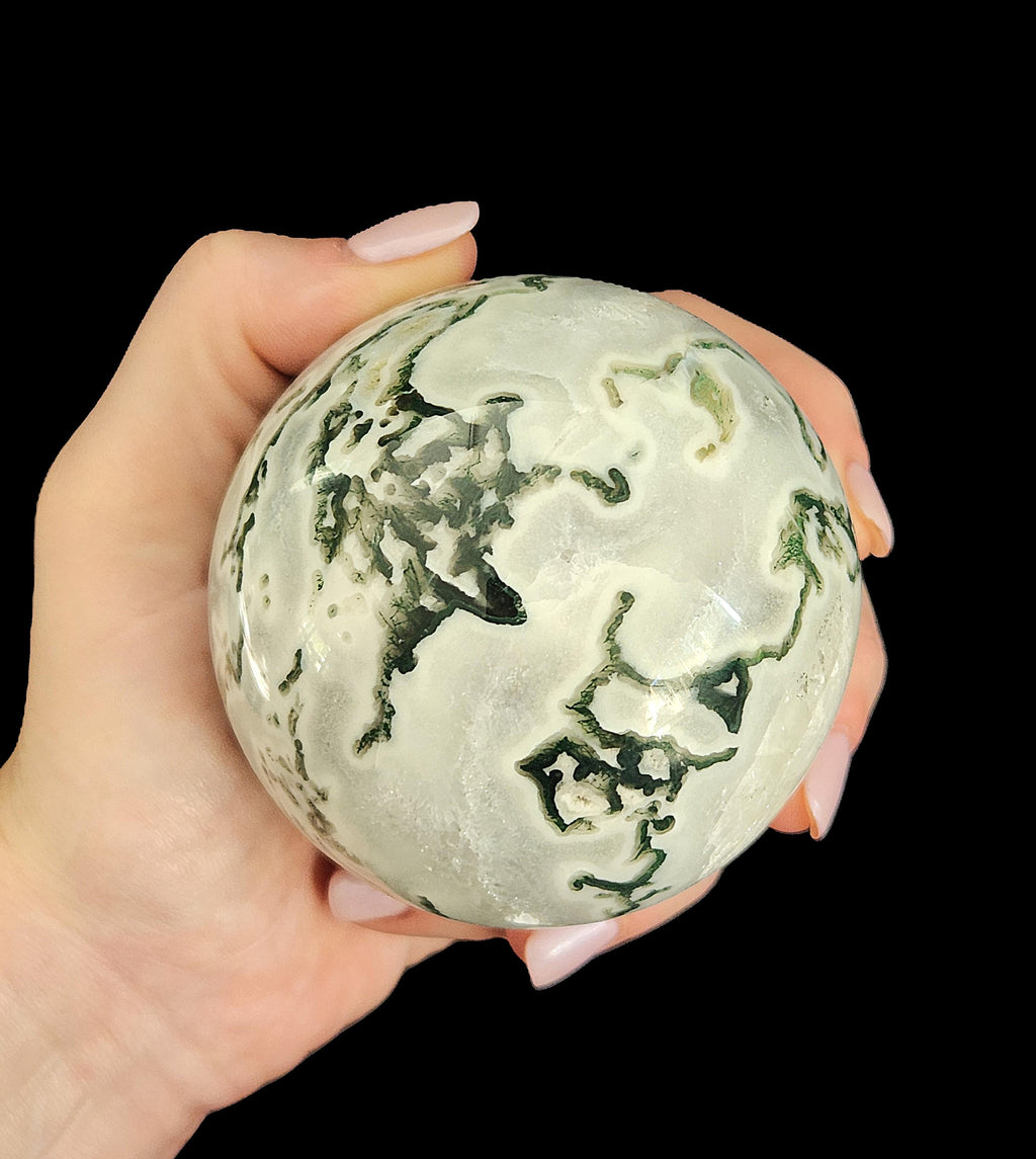 Sphere - Moss Agate