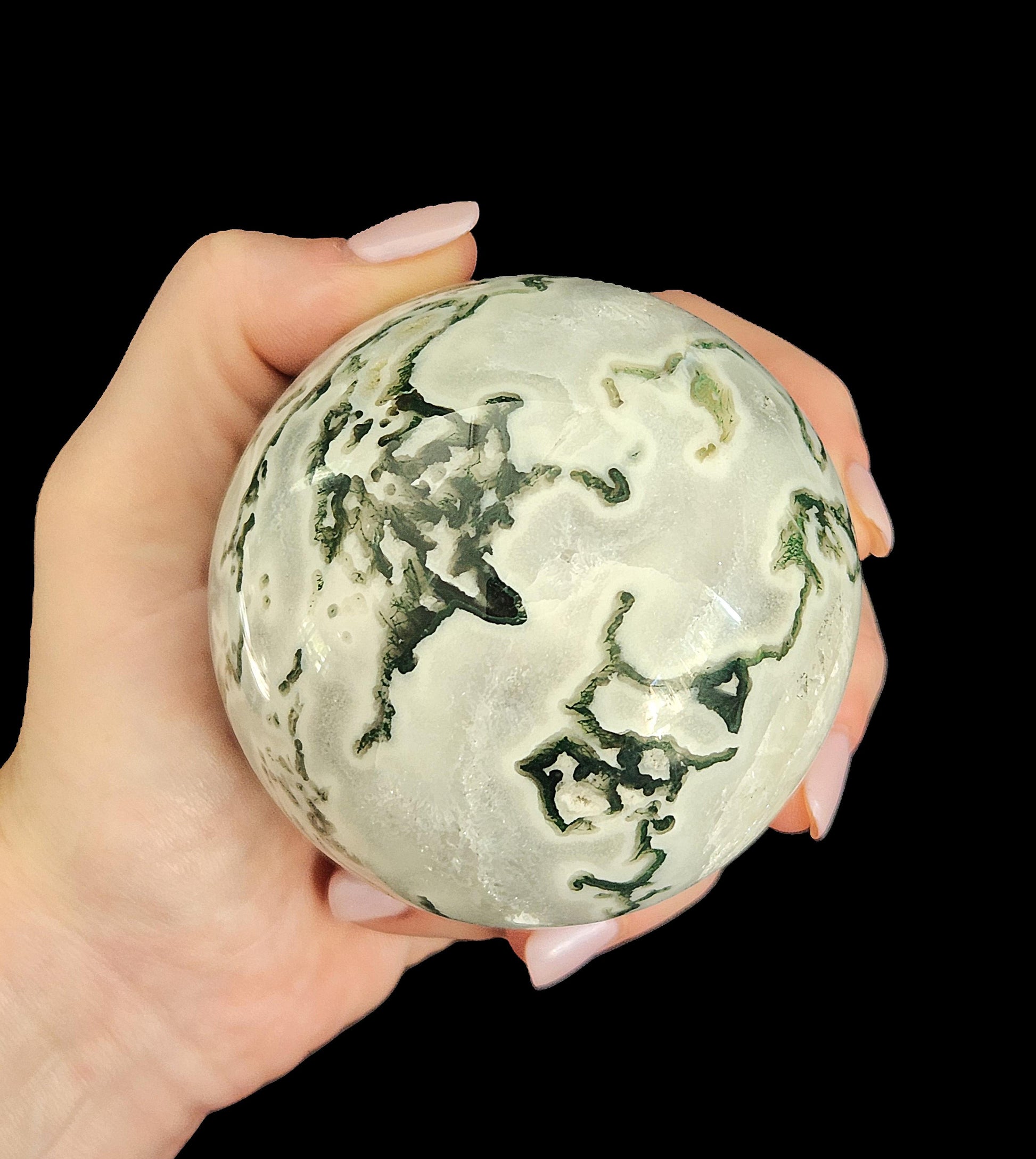 Sphere - Moss Agate