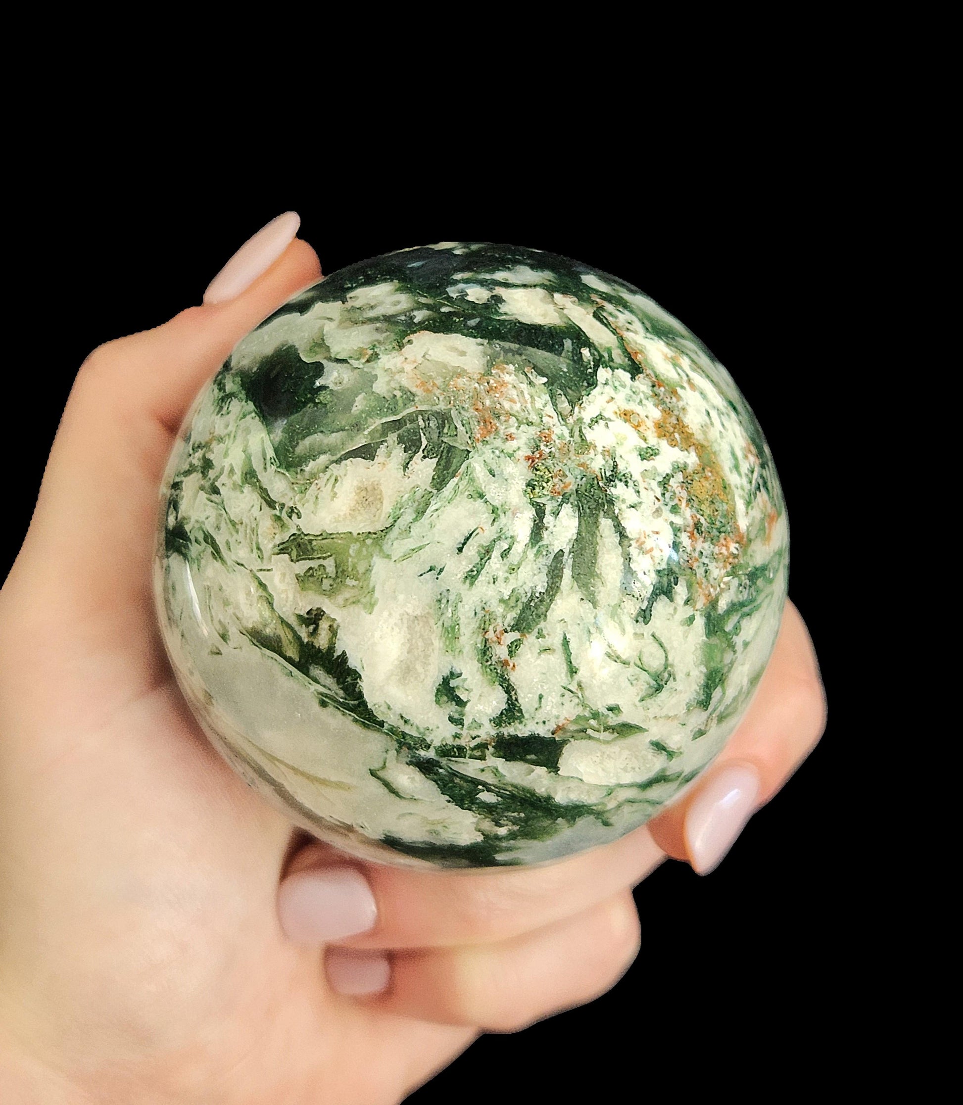 Sphere - Moss Agate