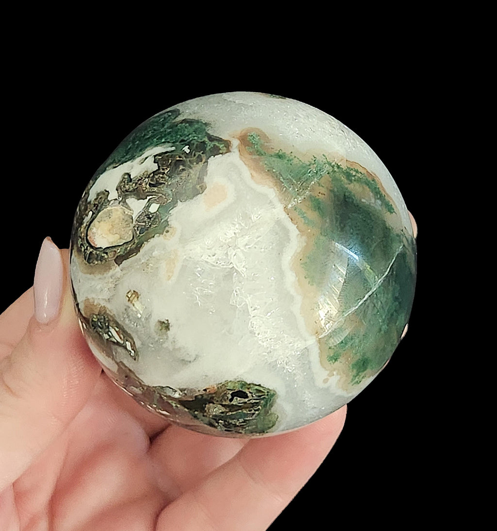 Sphere - Moss Agate