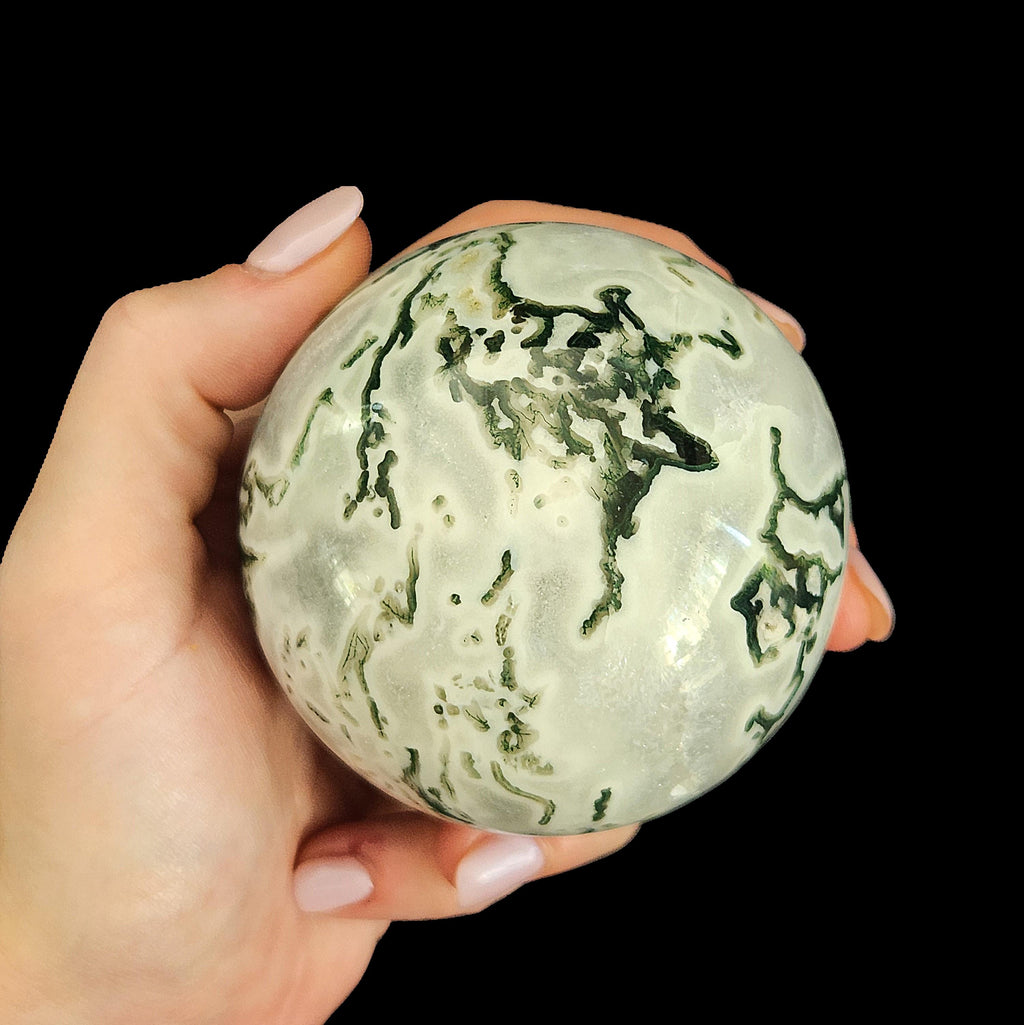 Sphere - Moss Agate