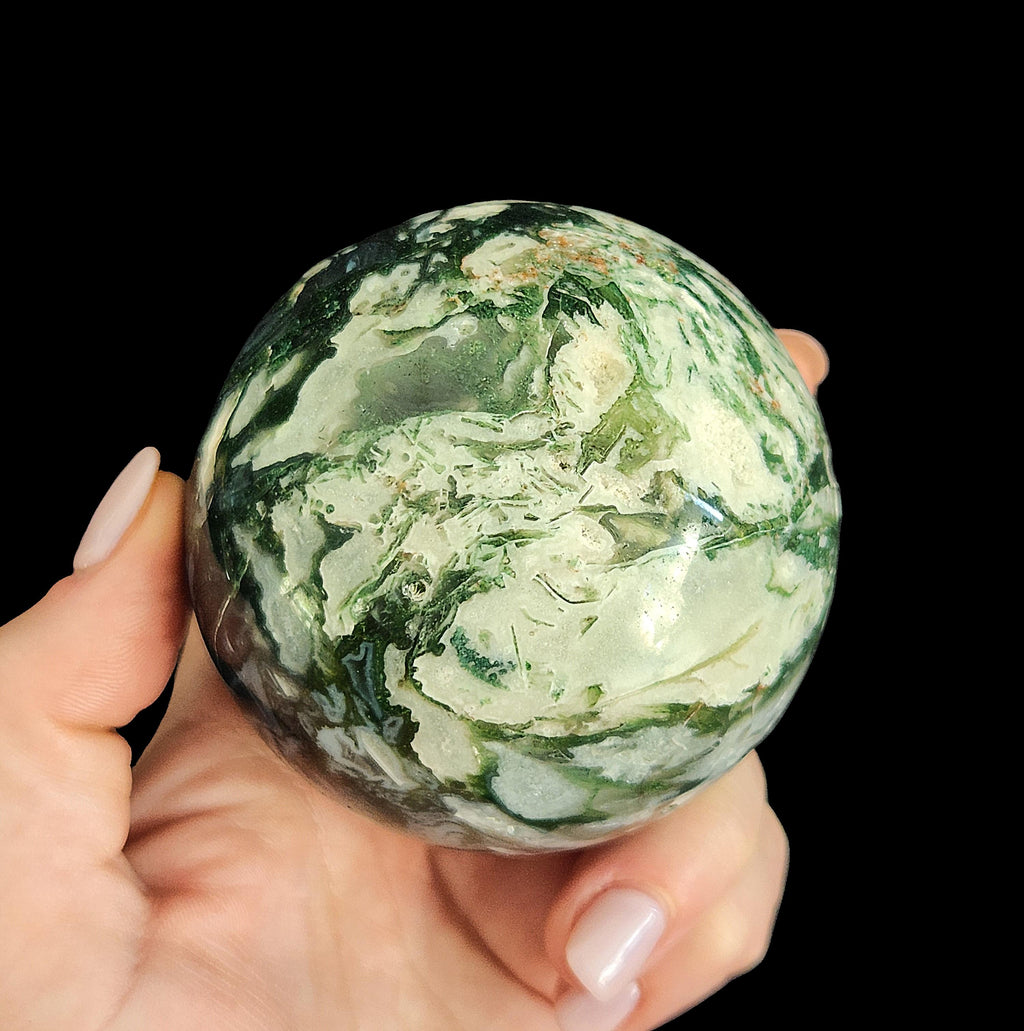 Sphere - Moss Agate