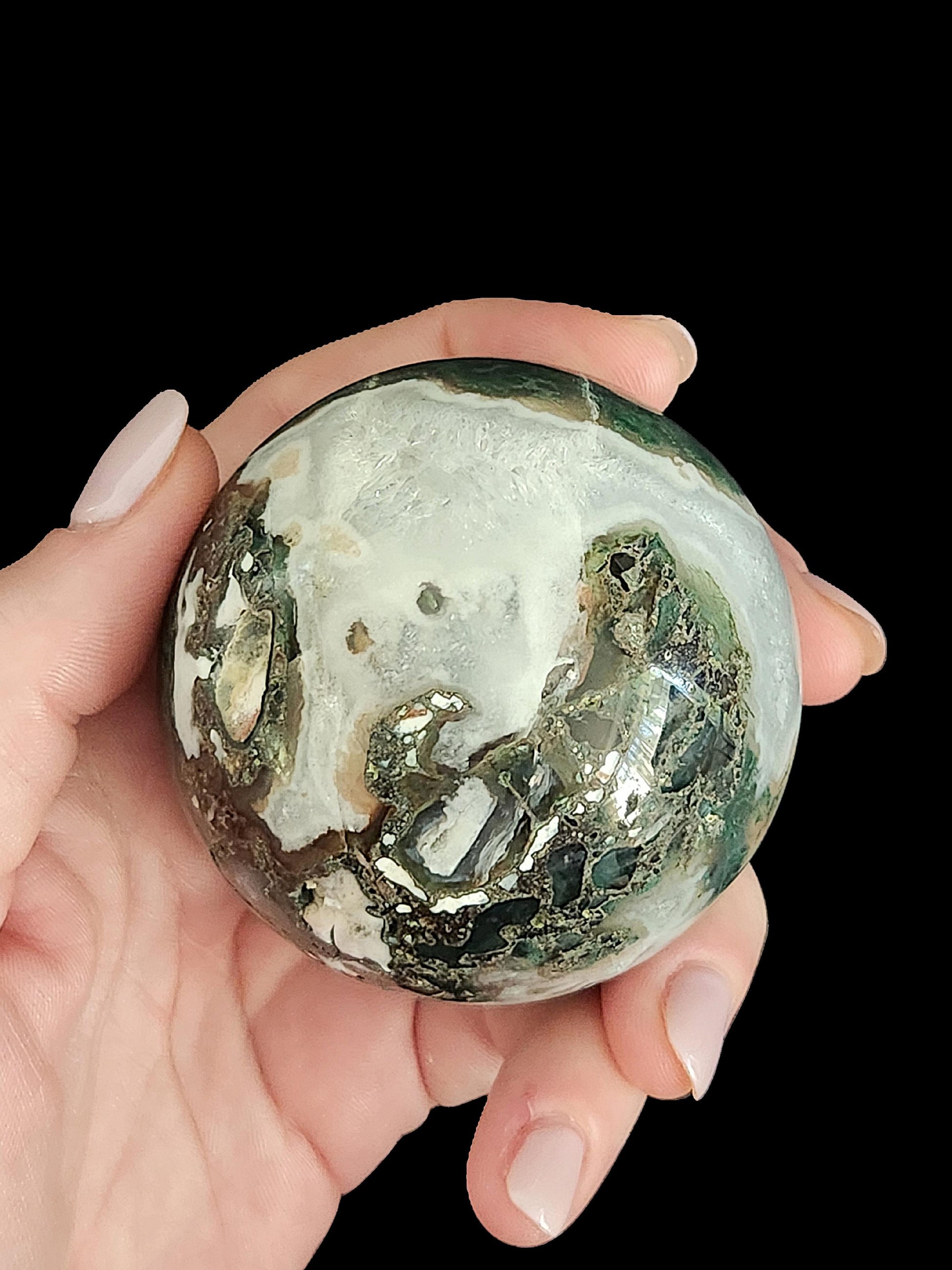 Sphere - Moss Agate