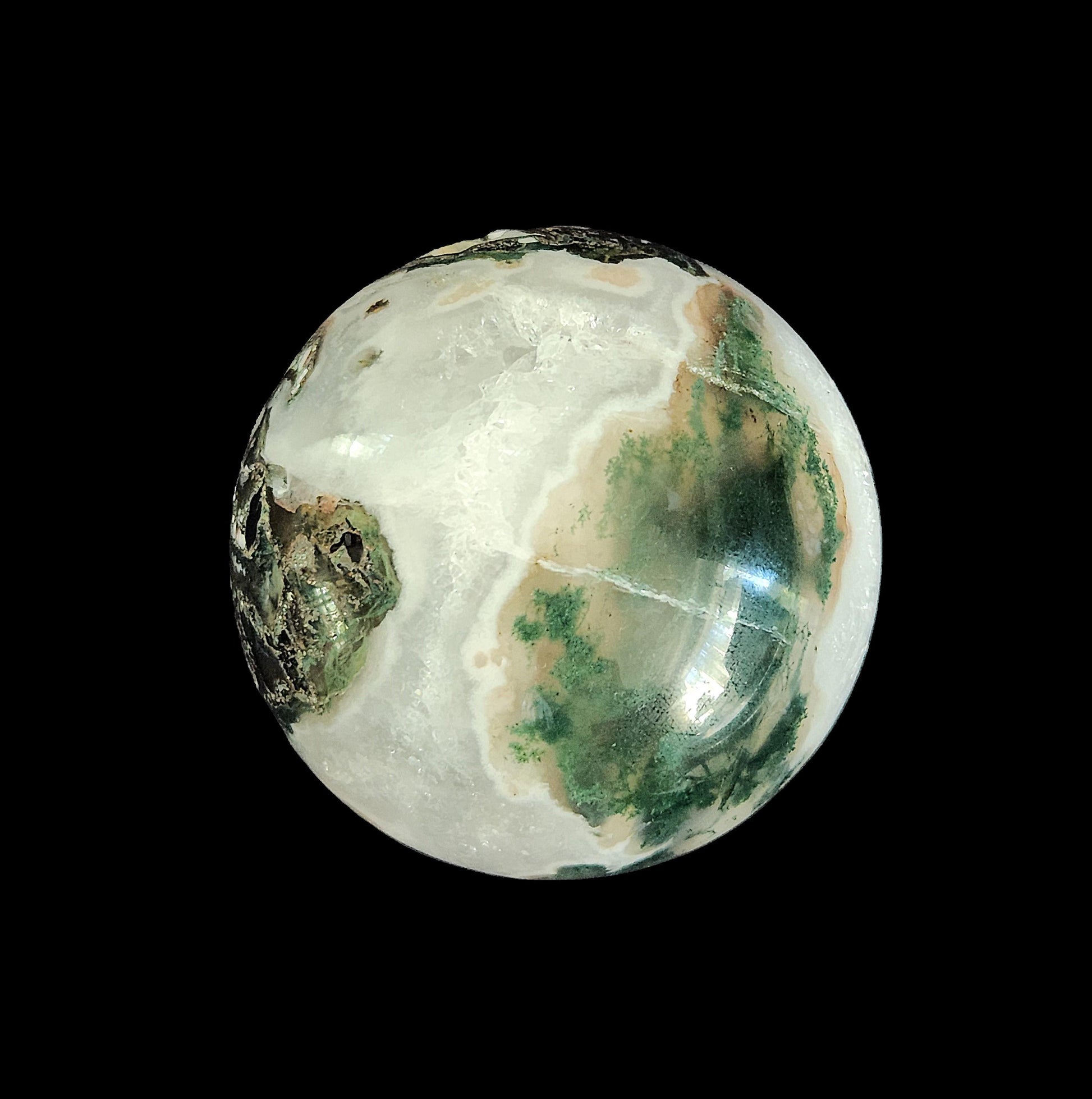 Sphere - Moss Agate