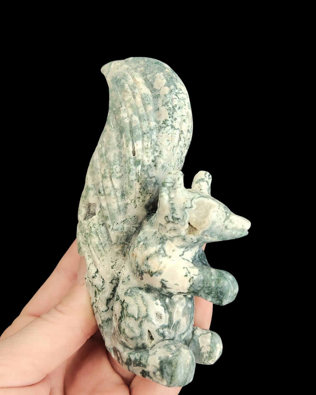 Squirrel - Moss Agate