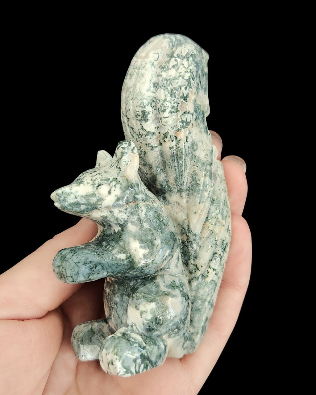 Squirrel - Moss Agate