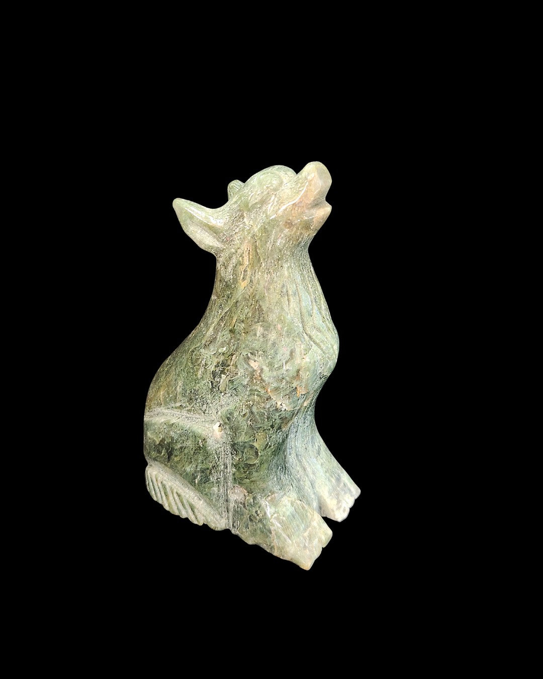 Wolf - Moss Agate