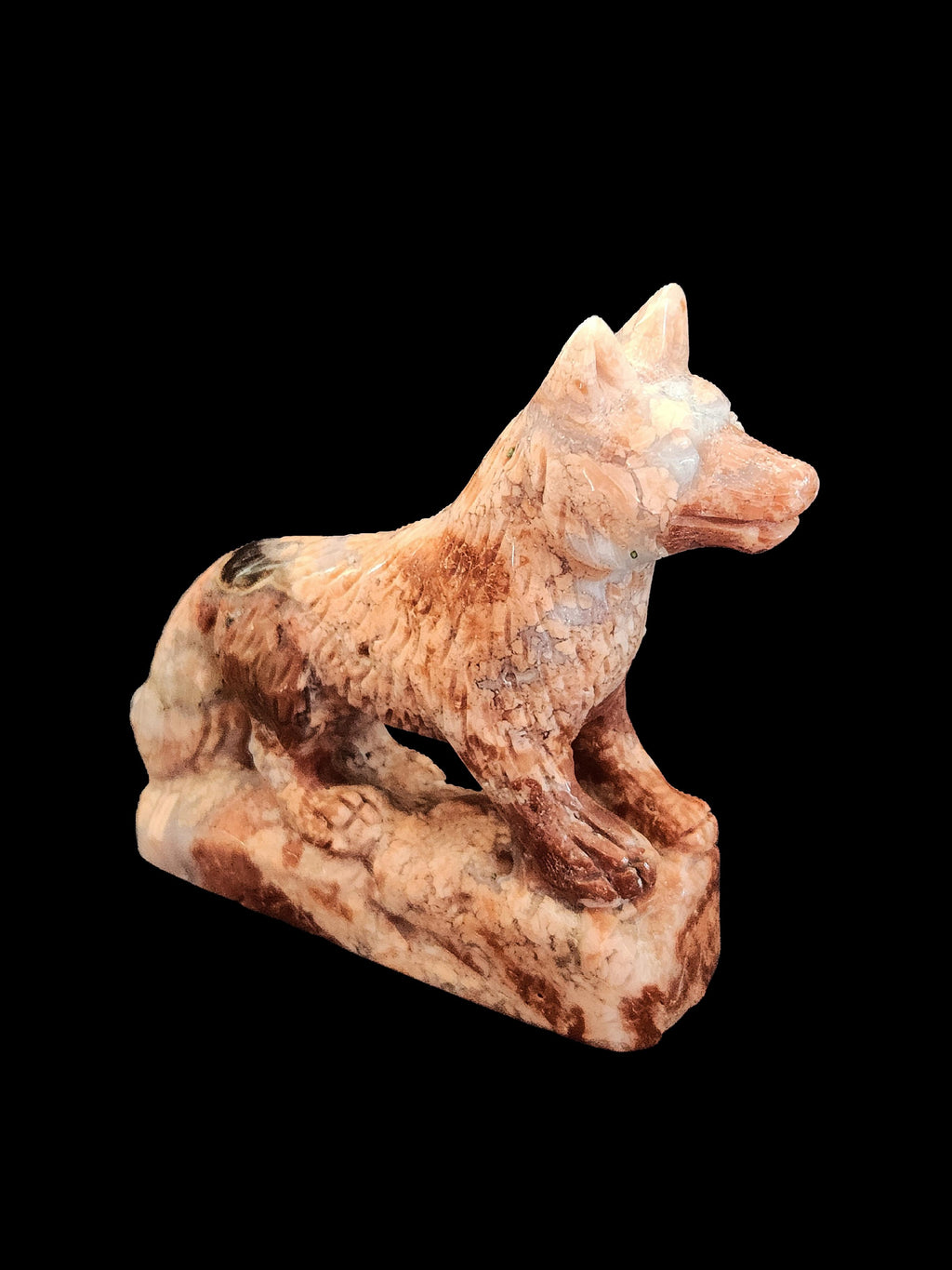 Wolf - Pink Agate