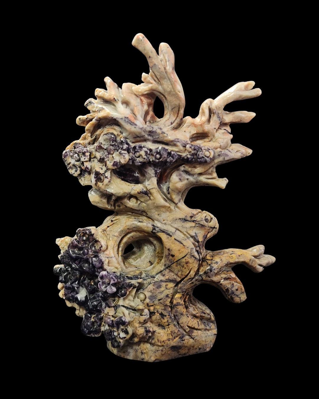 Tree Carving - Purple Mica