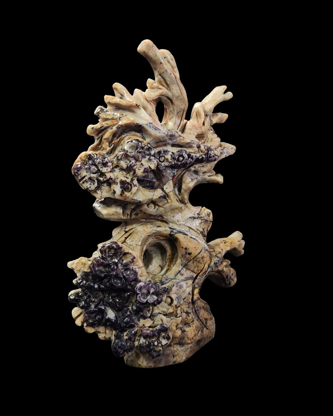 Tree Carving - Purple Mica