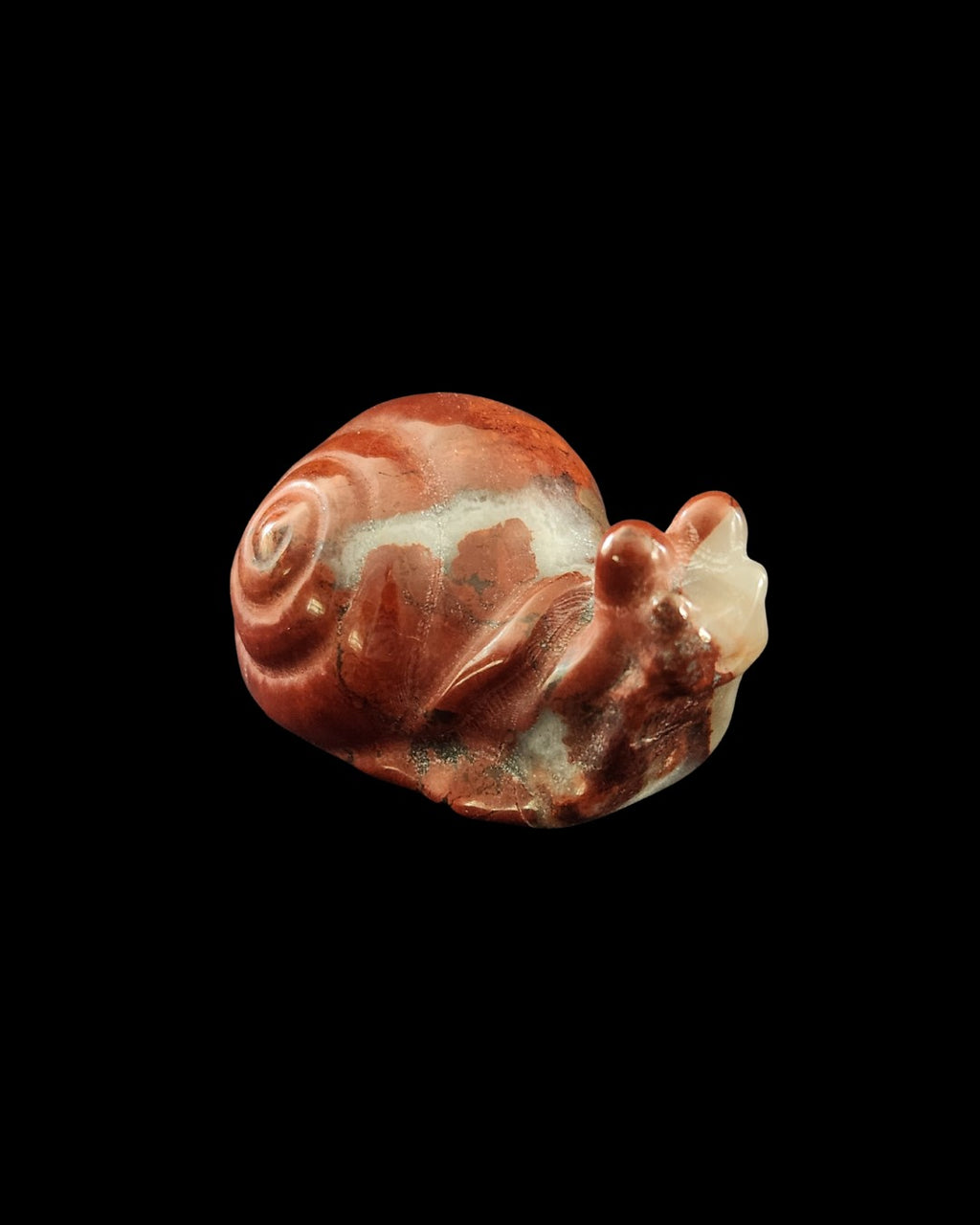 Snail - Red Jasper