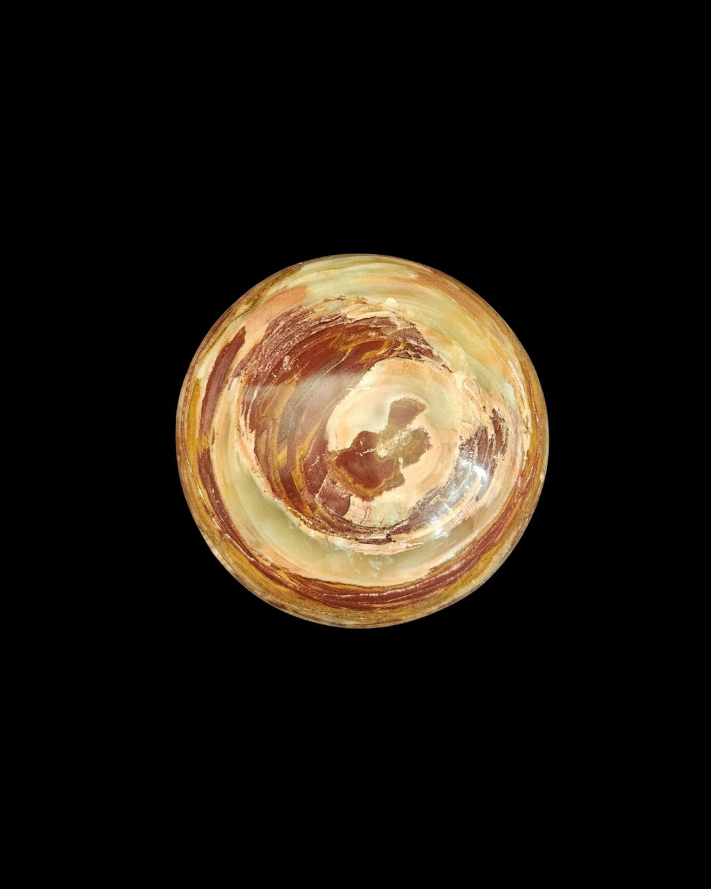 Sphere - Green & Red Onyx