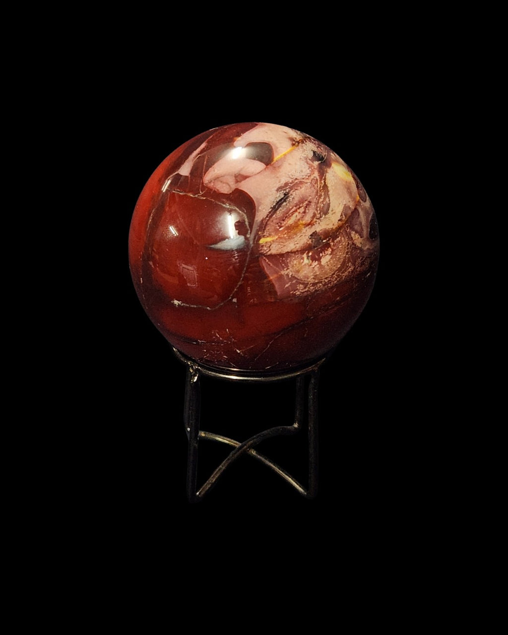 Round Sphere Stand - Black
