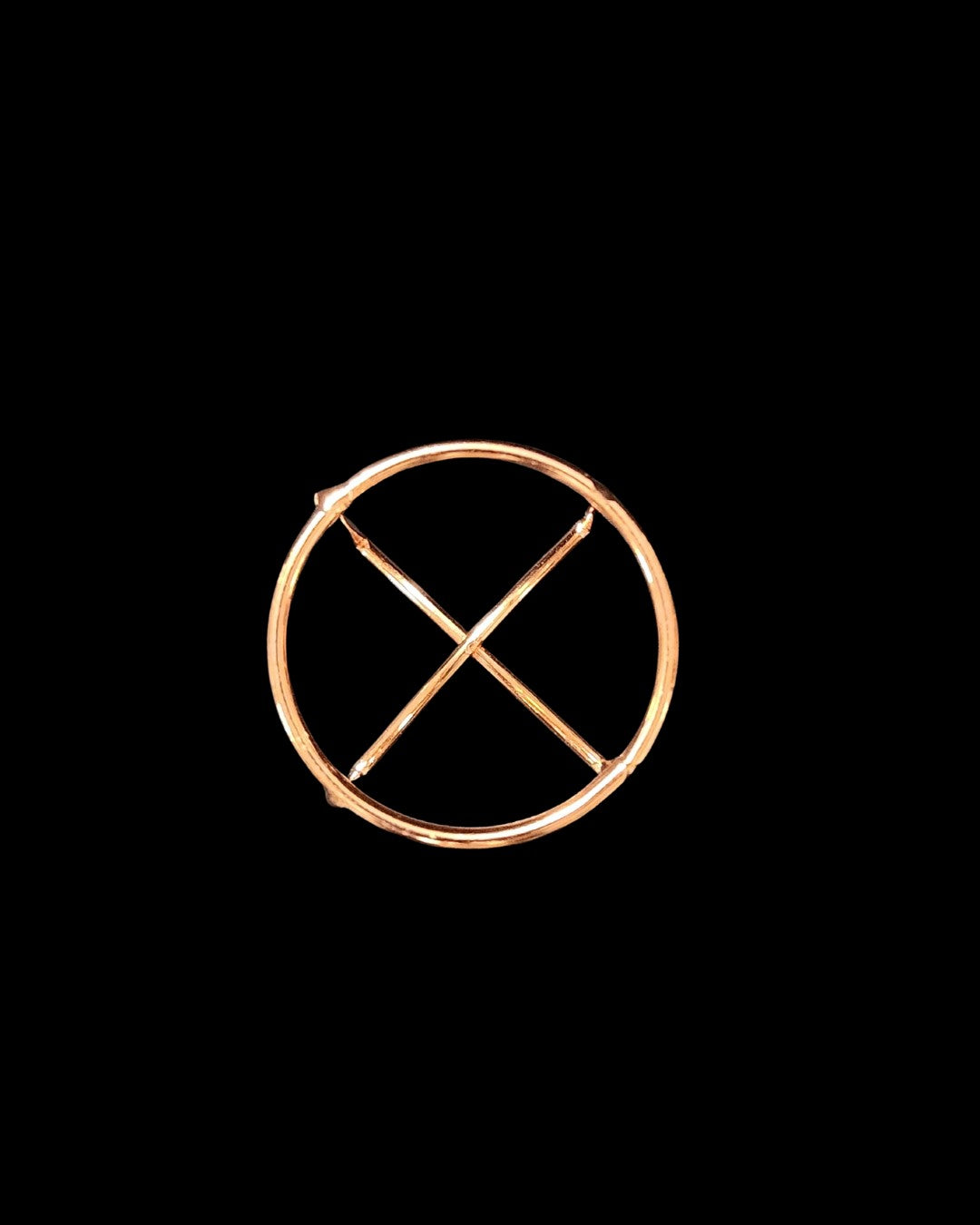 Round Sphere Stand - Rose Gold