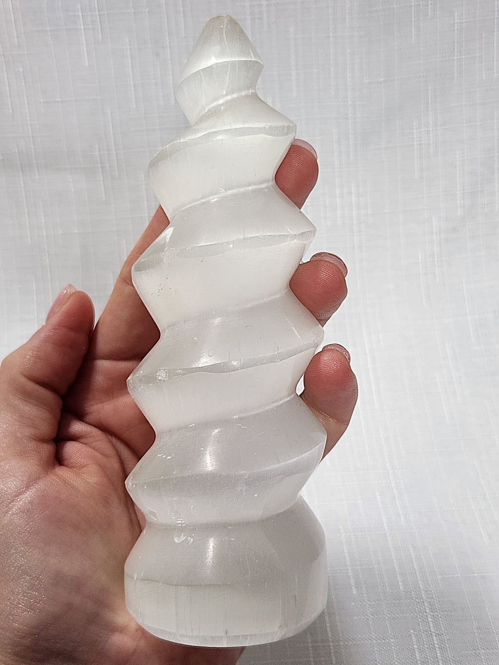 Selenite Spiral Tower