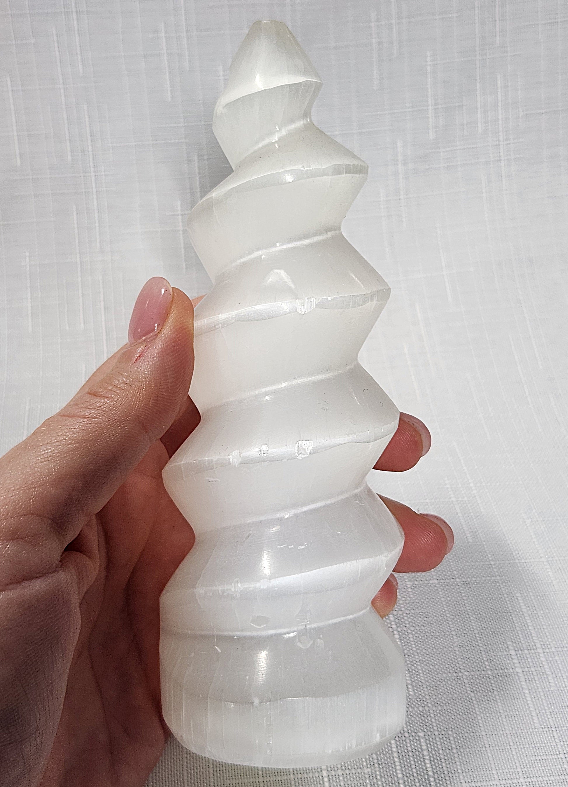 Selenite Spiral Tower