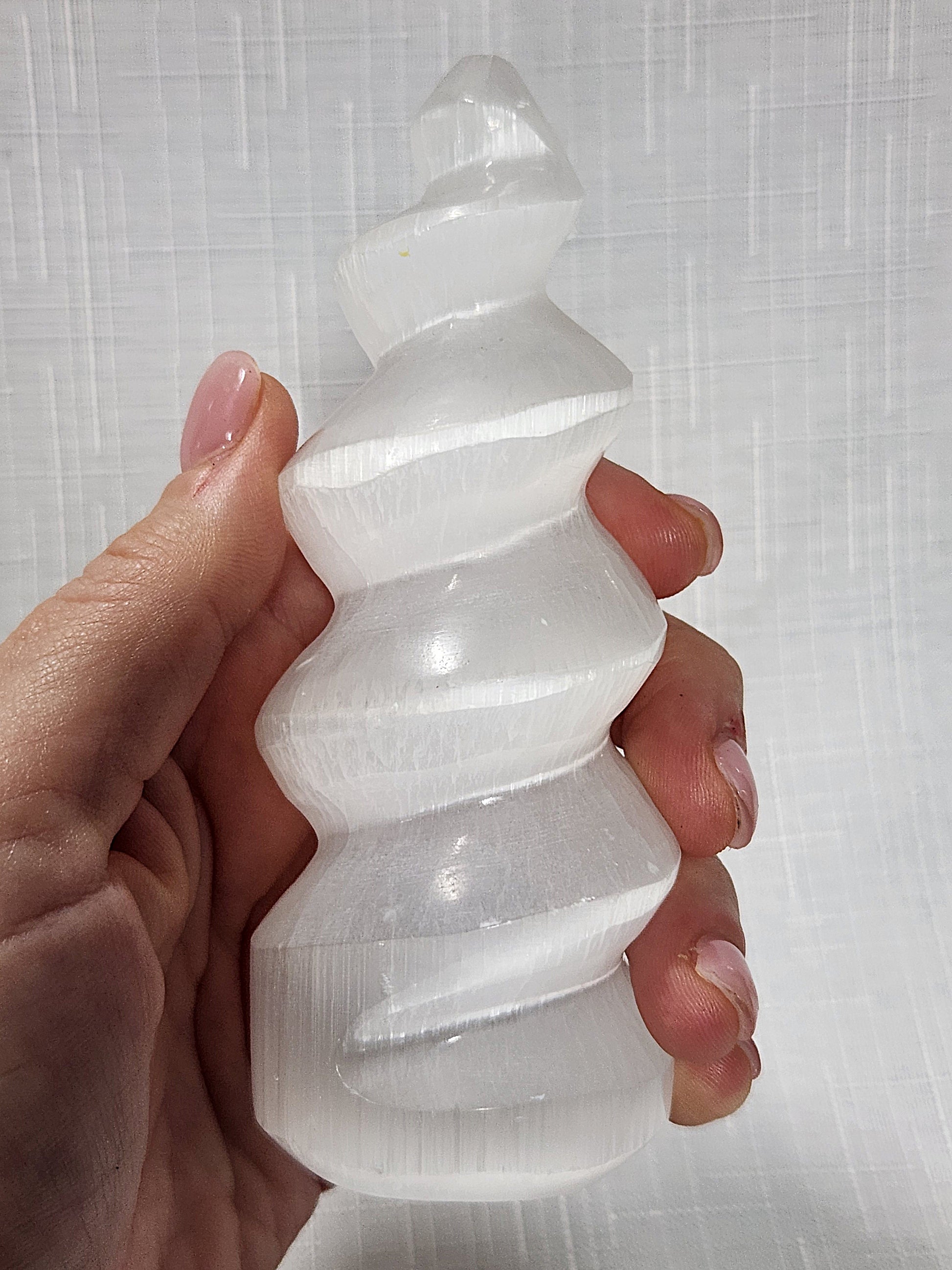 Selenite Spiral Tower