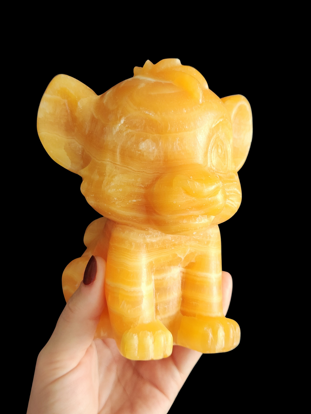 Lion - Yellow Calcite