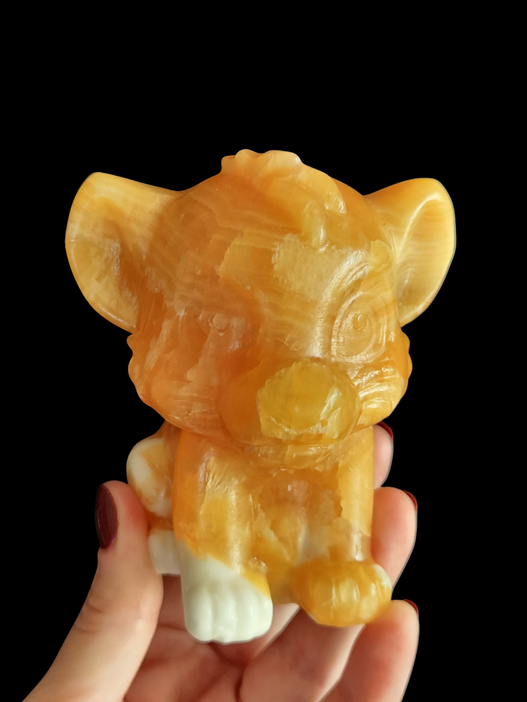Lion - Yellow Calcite