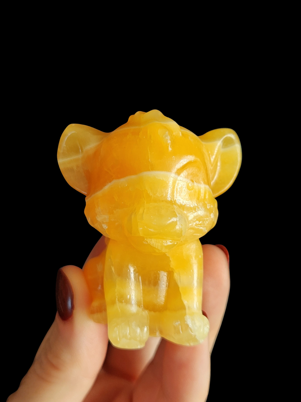 Lion - Yellow Calcite