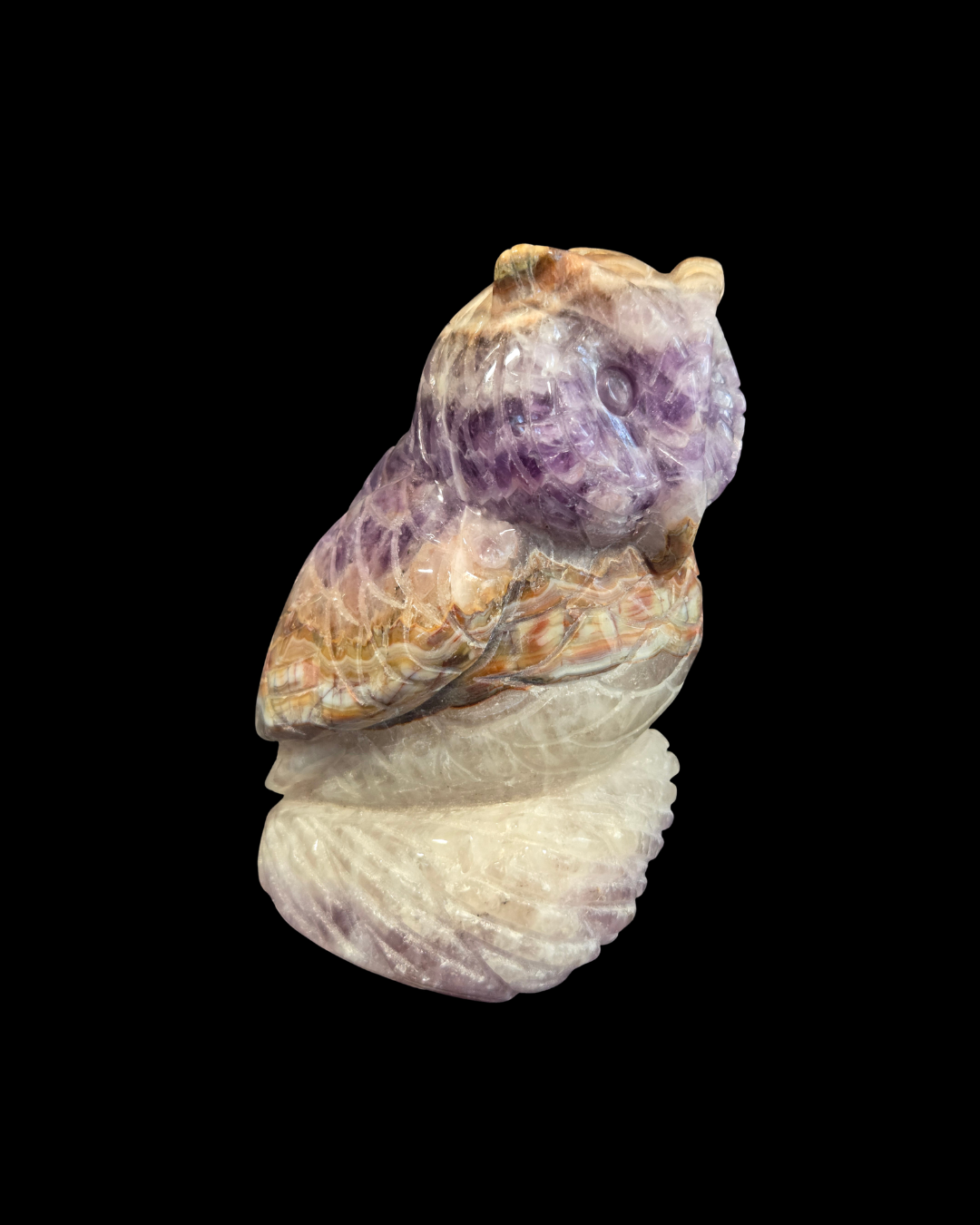 Owl - Mexican Amethyst Agate