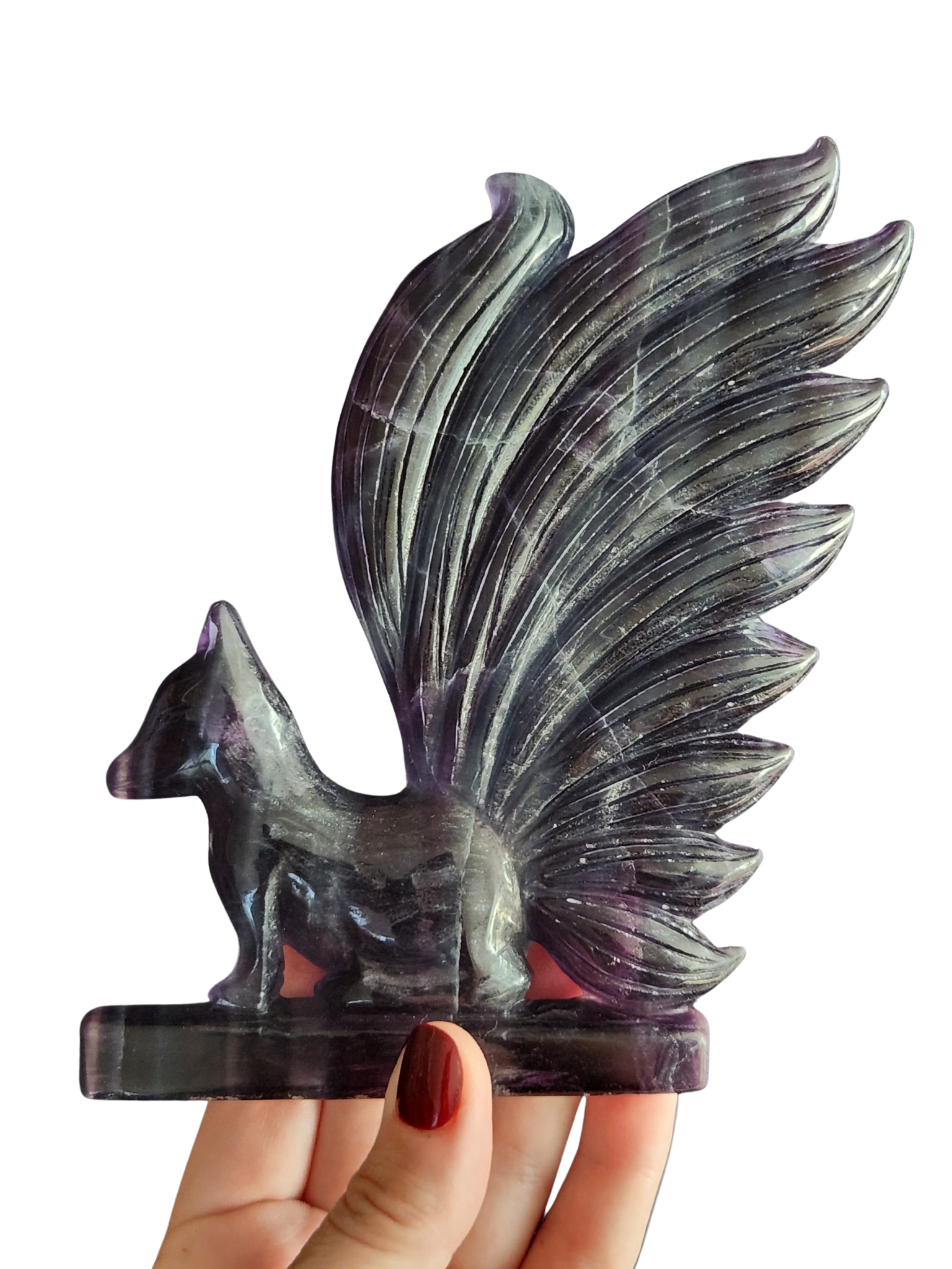 Fox 9 Tails (Kitsune) - Fluorite