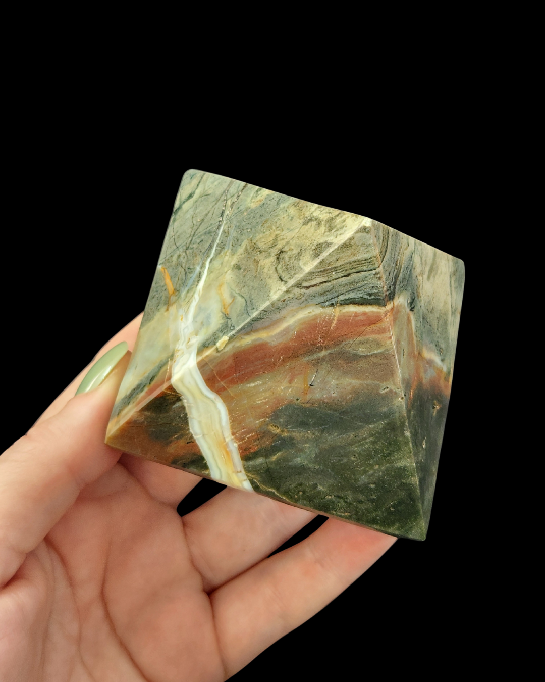 Pyramid - Ocean Jasper