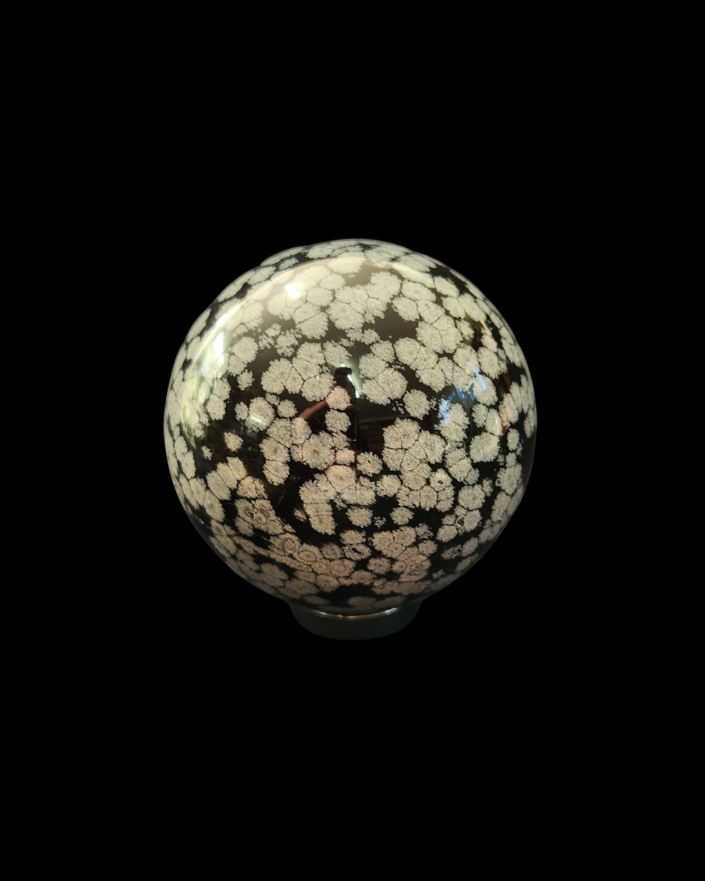 Sphere - Snowflake Obsidian