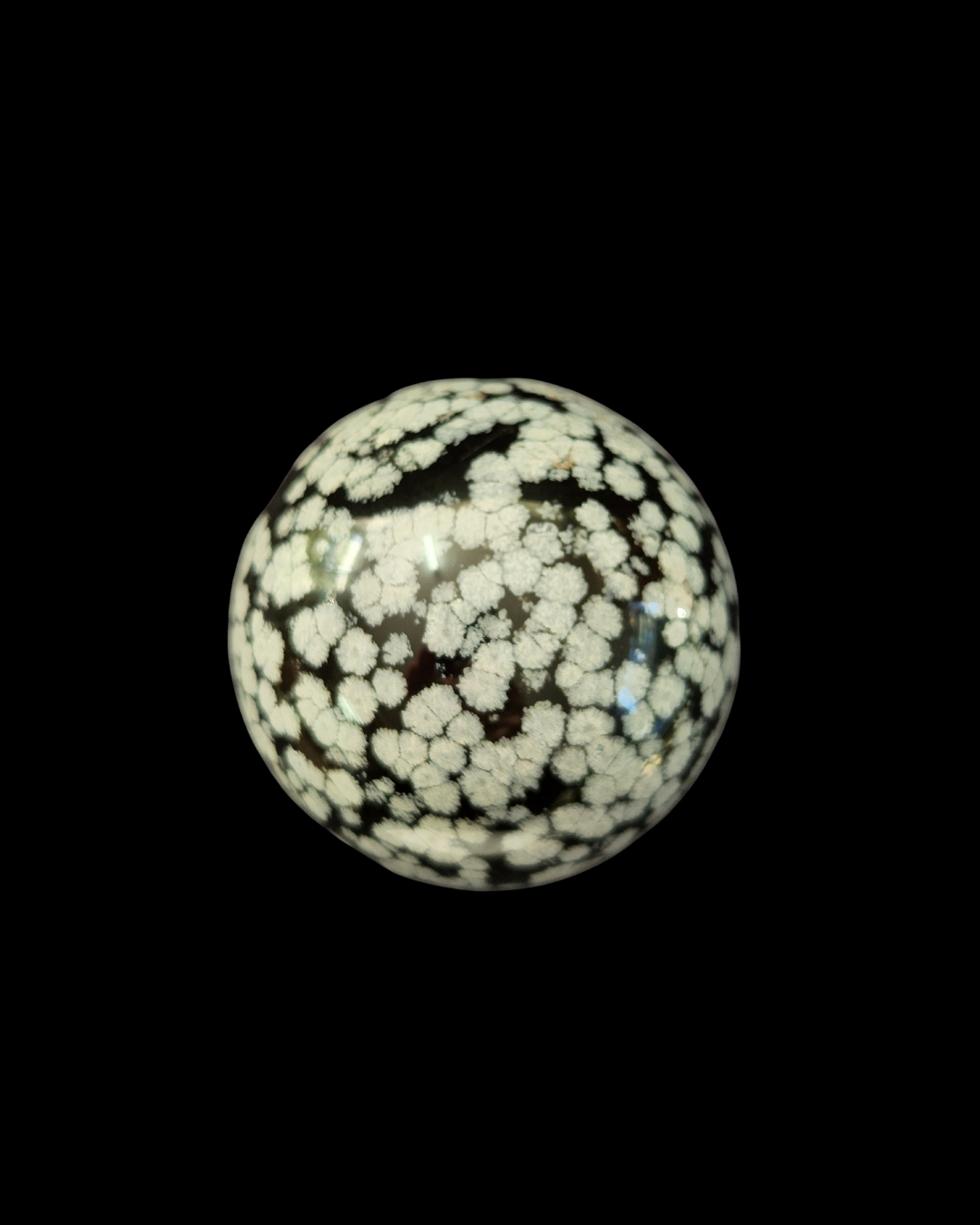 Sphere - Snowflake Obsidian