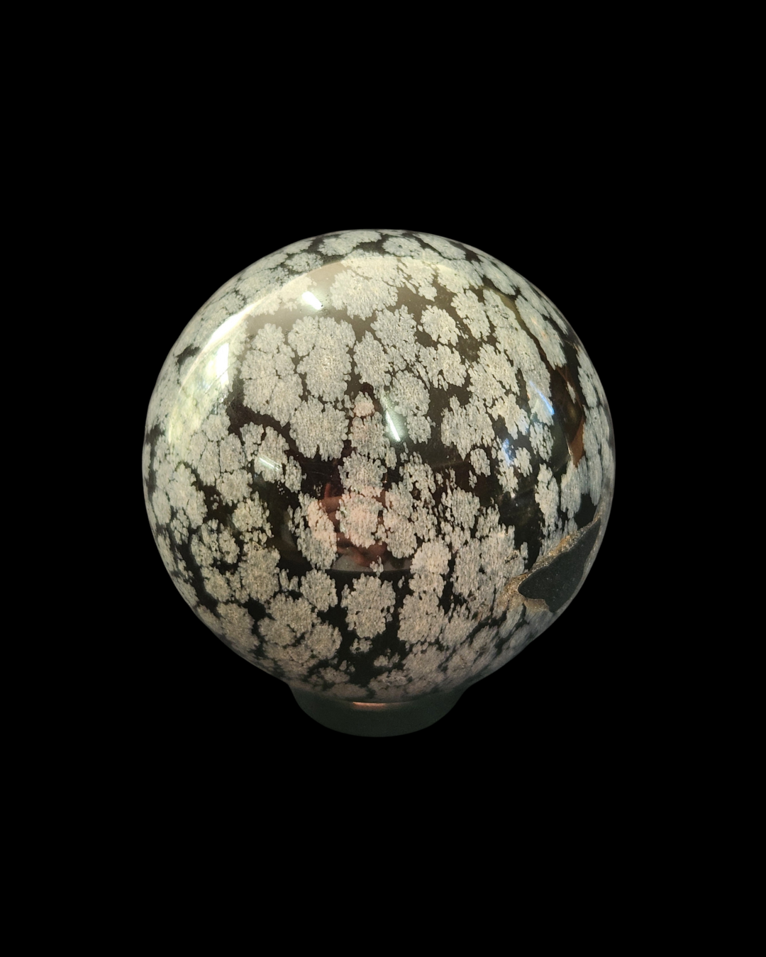 Sphere - Snowflake Obsidian