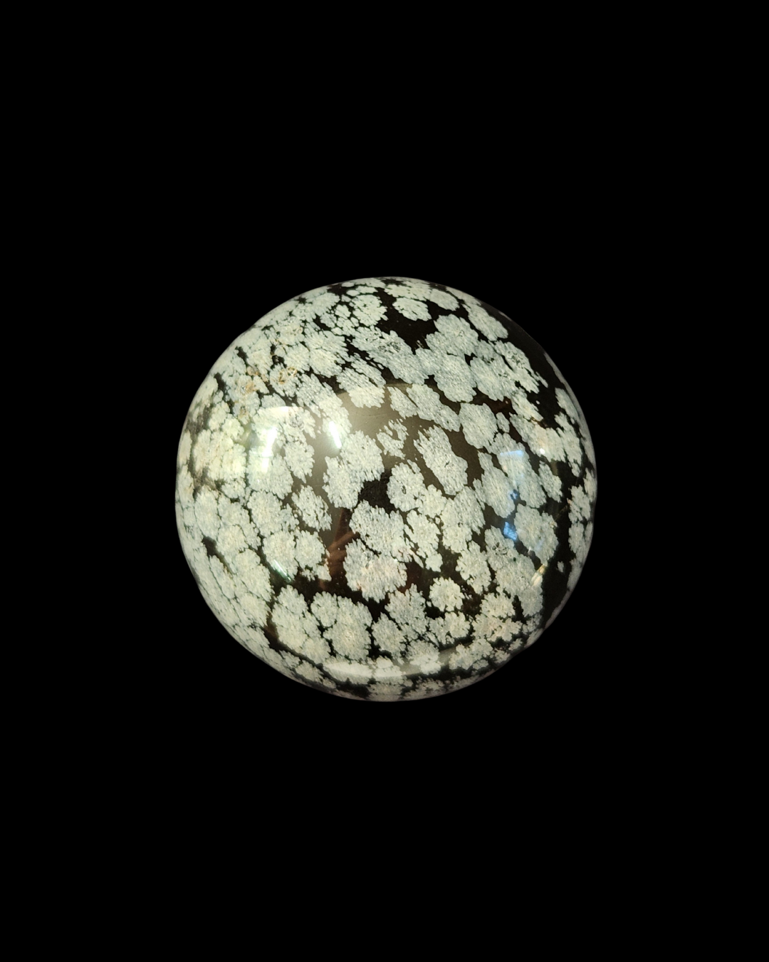 Sphere - Snowflake Obsidian