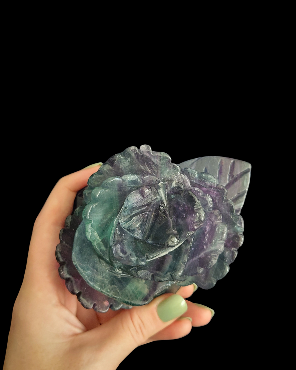 Lotus Flower - Fluorite